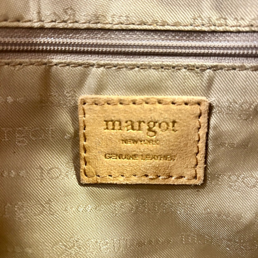 margot Mustard Suede Tote Bag with Tassel - Picture 5 of 6